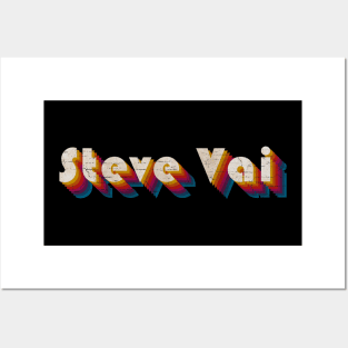 retro vintage Steve Vai Posters and Art